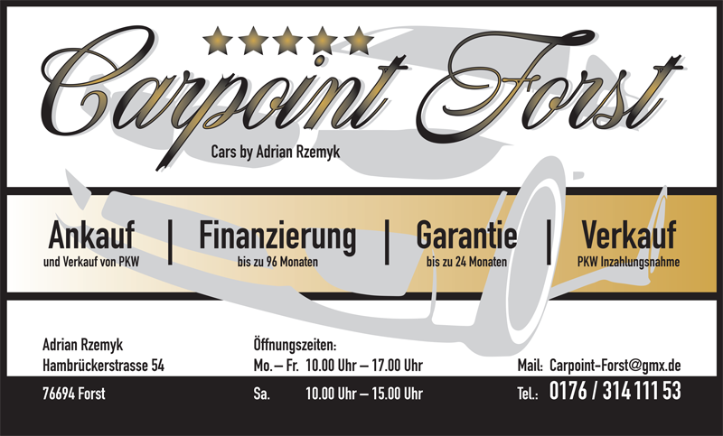 Carpoint Forst Gebrauchtwagen Ankauf und Verkauf